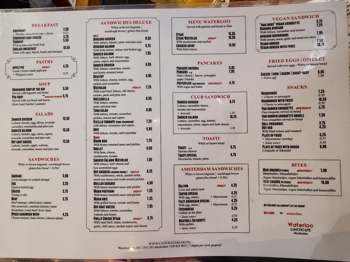 Menu Lunchcafé Waterloo-1