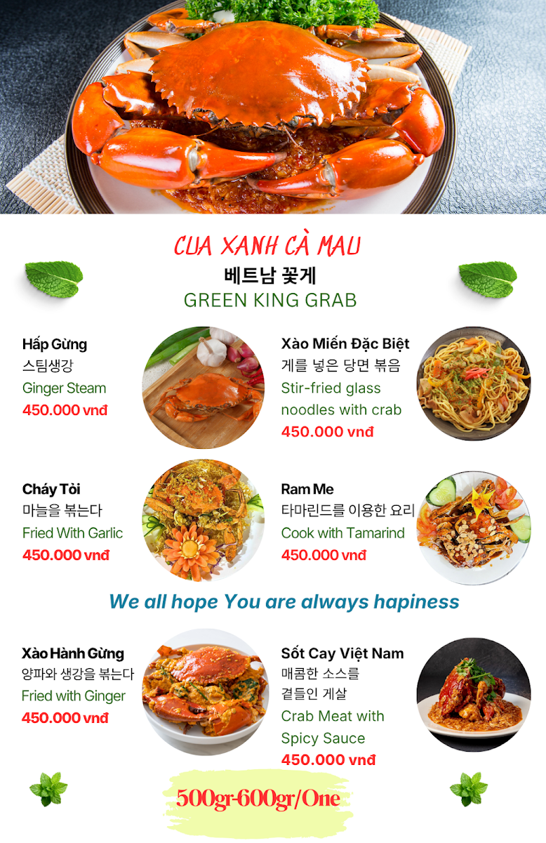 Menu Luong Son Cang Restaurant-8
