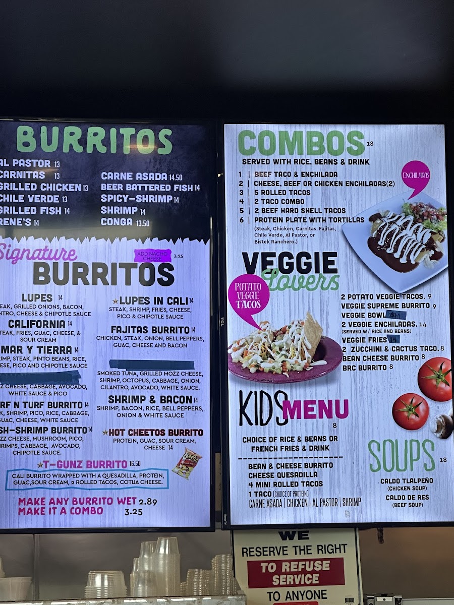 Menu Lupe's Mexican Eatery-1