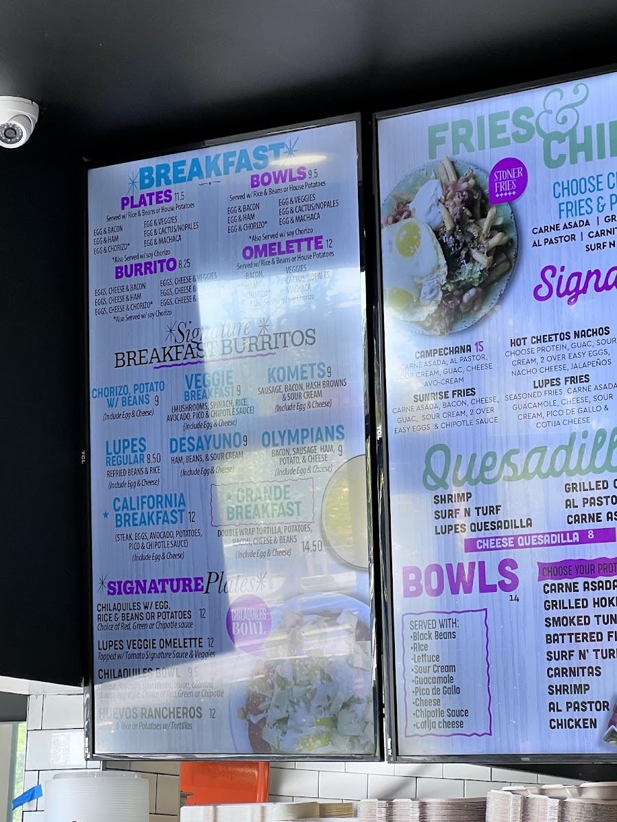 Menu Lupe's Mexican Eatery-5