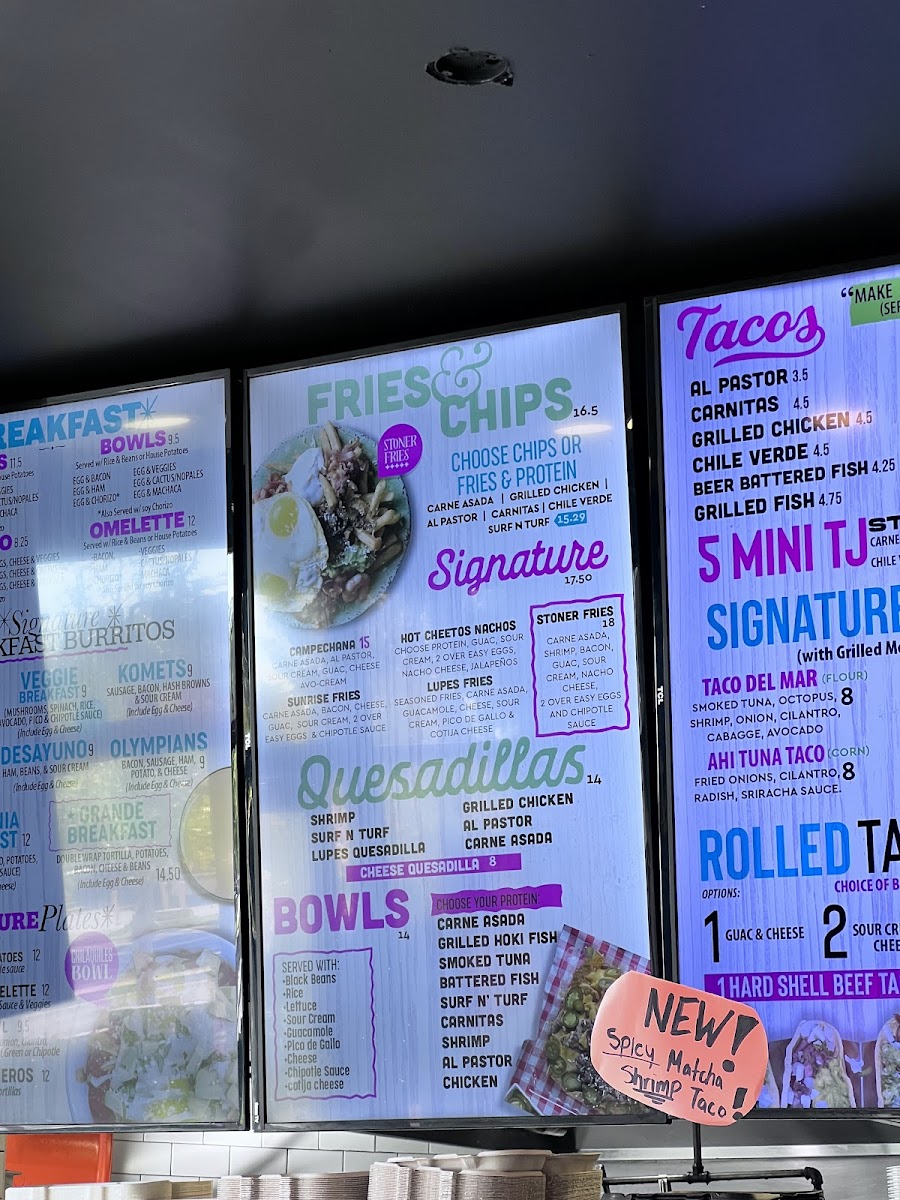 Menu Lupe's Mexican Eatery-8