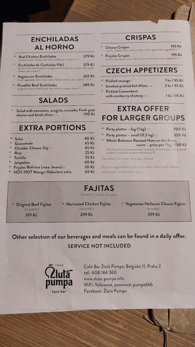 Menu Žlutá Pumpa-6