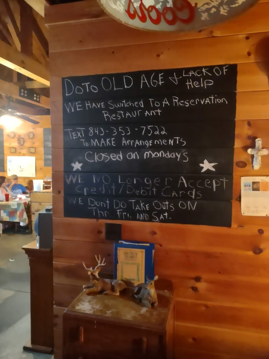 Menu Luvans Old South Fish Camp No Cards-10