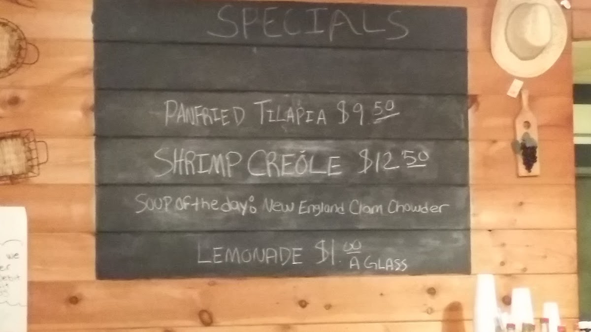 Menu Luvans Old South Fish Camp No Cards-9