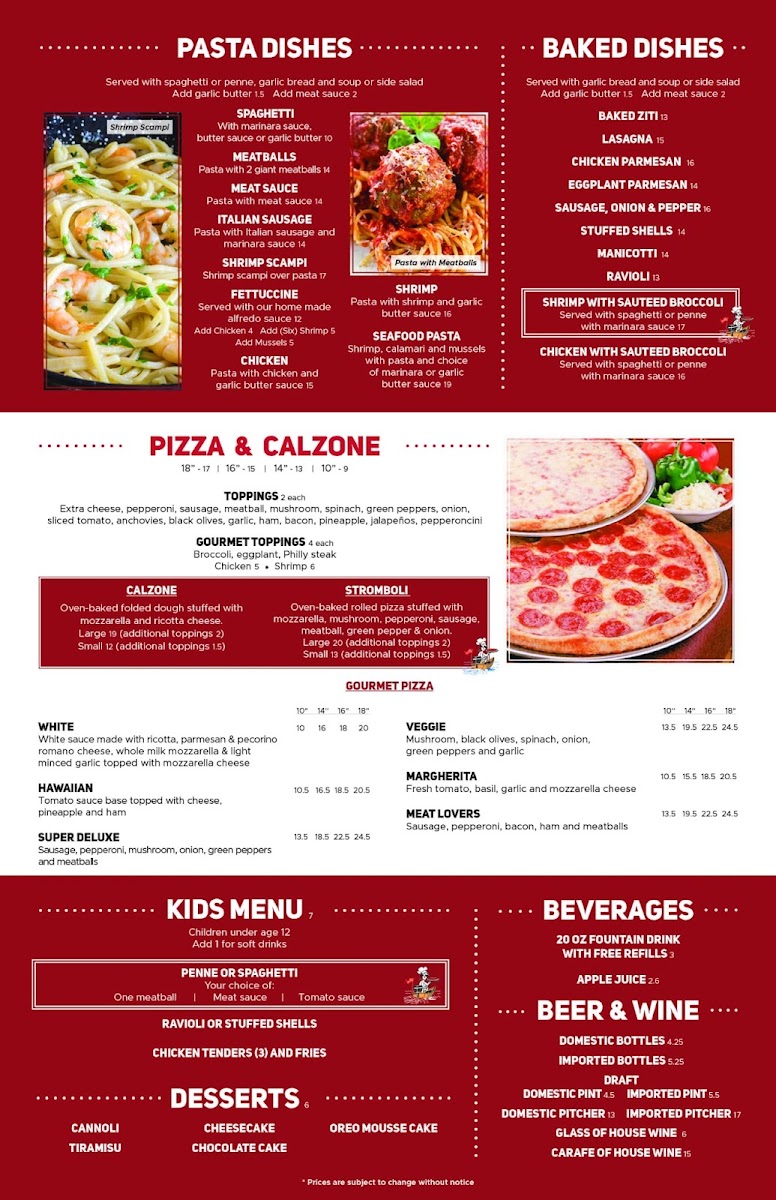 Menu Luv'n Oven Pizza & Pasta-2