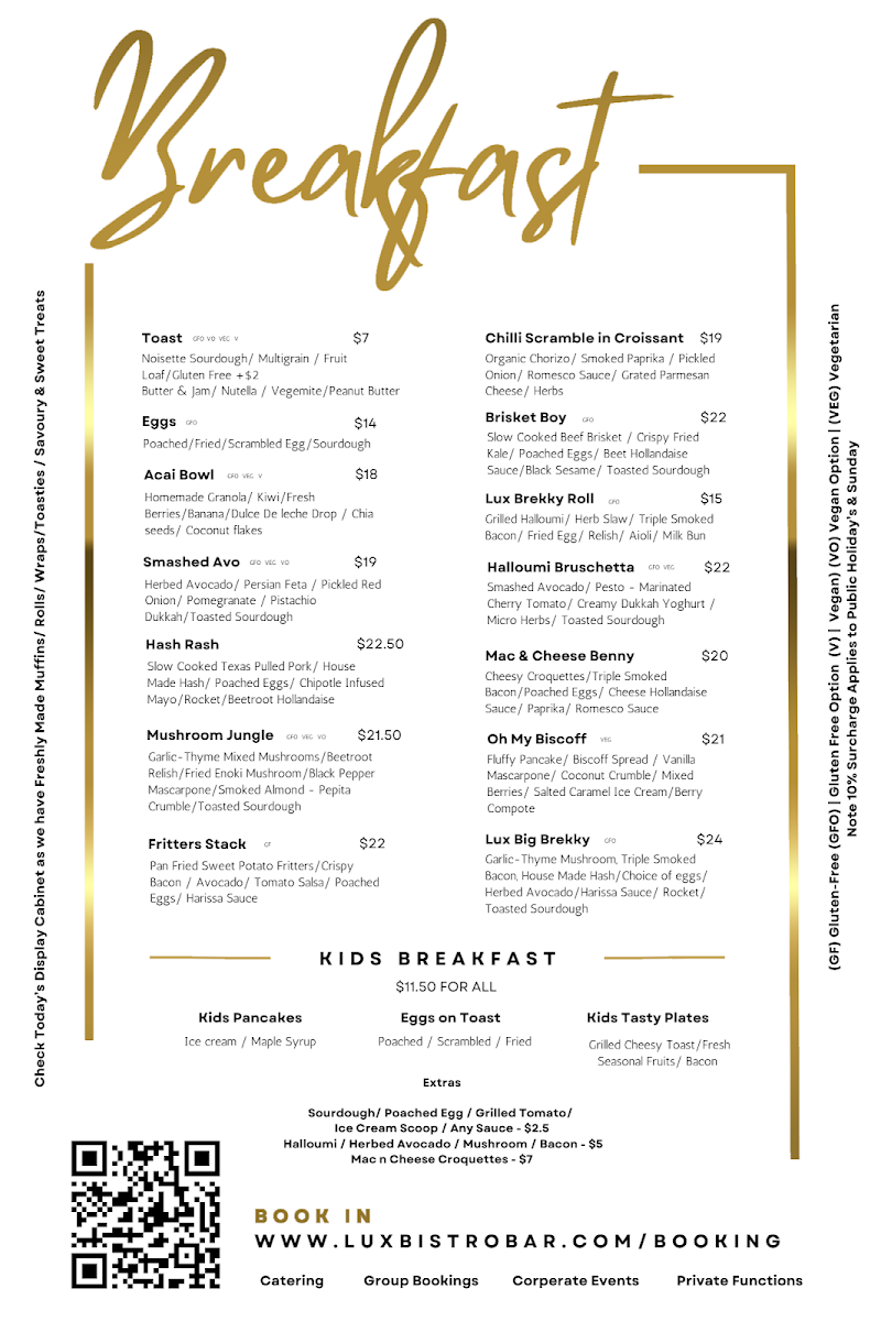 Menu Lux Bistro Bar-4