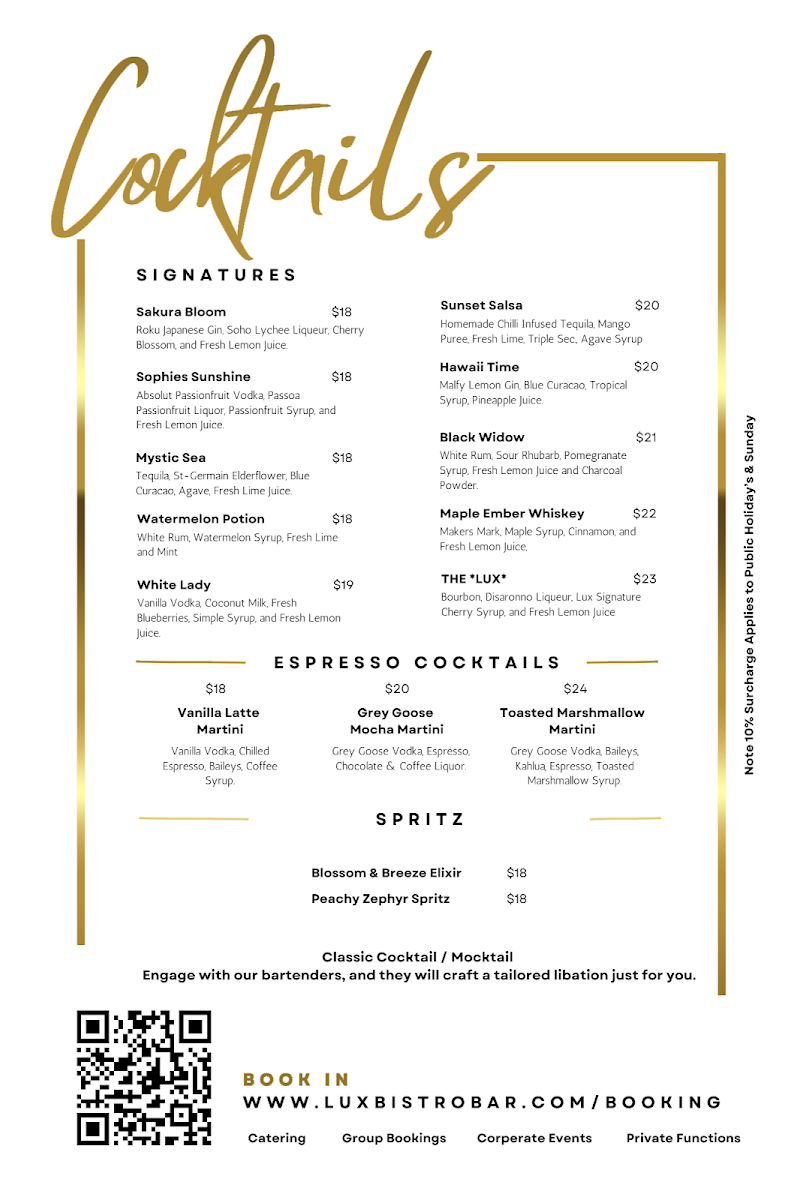 Menu Lux Bistro Bar-6