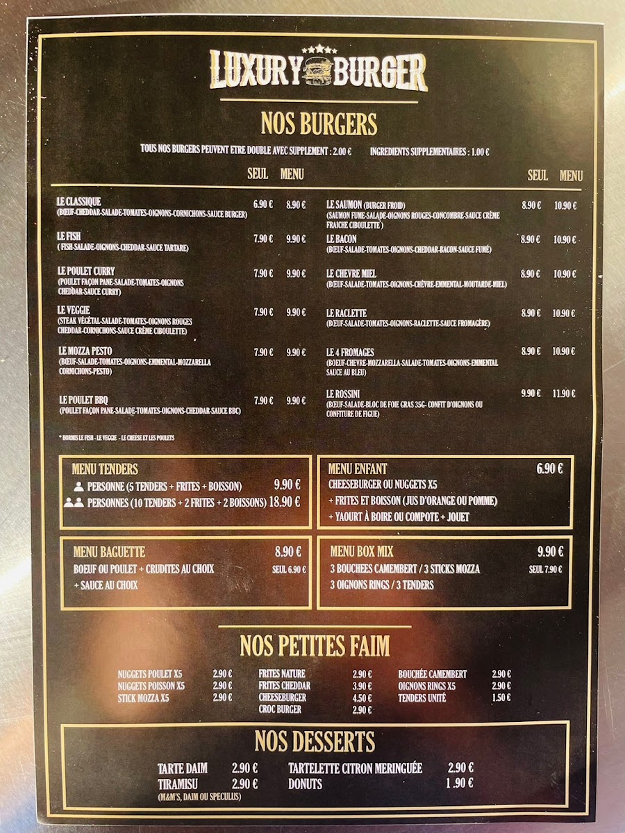 Menu Luxury Burger-1