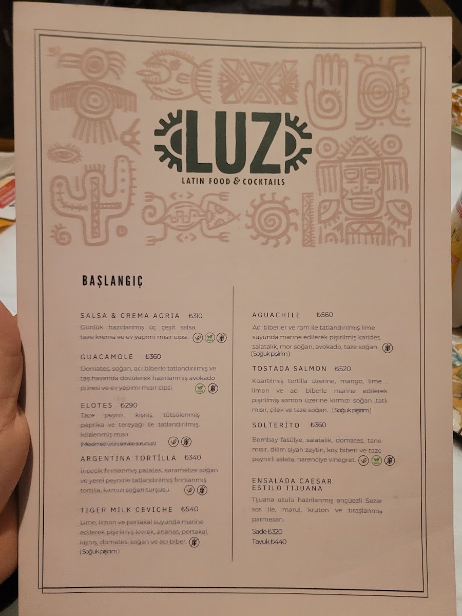 Menu Luz Latin Food And Cocktails-4