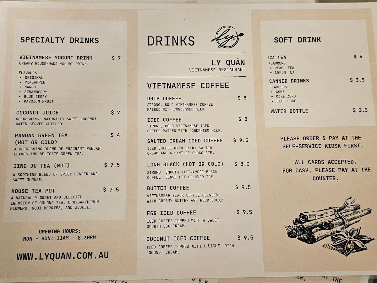 Menu Ly Quán Vietnamese Restaurant-2