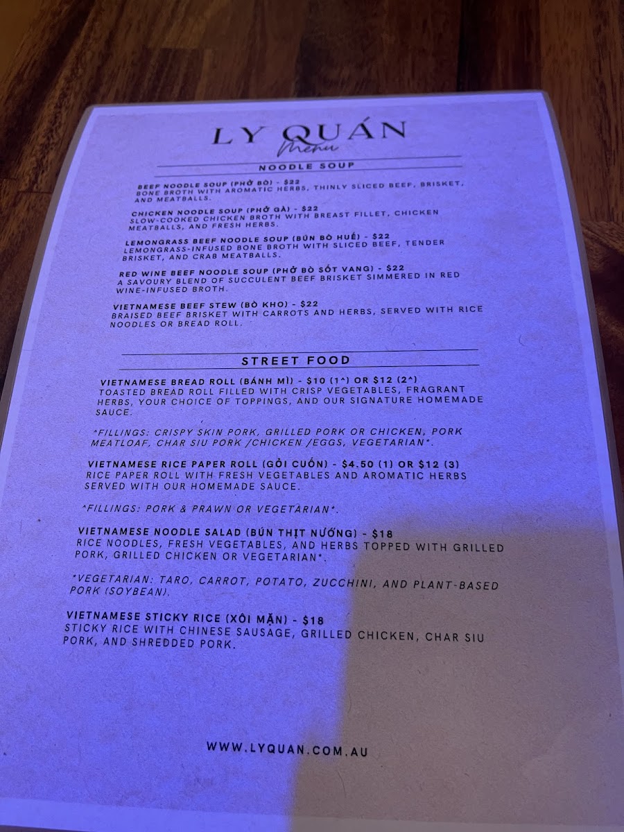 Menu Ly Quán Vietnamese Restaurant-3