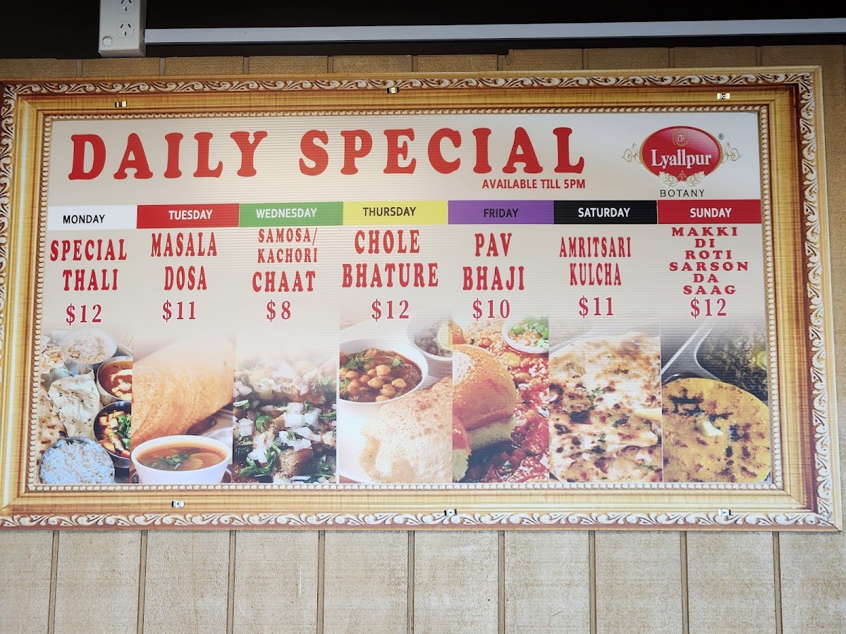 Menu Lyallpur Sweets Botany-8
