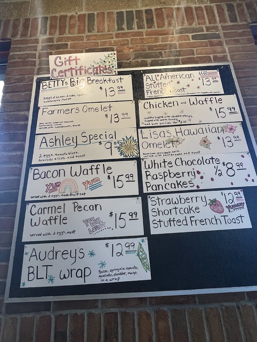 Menu Lynn's On First-10