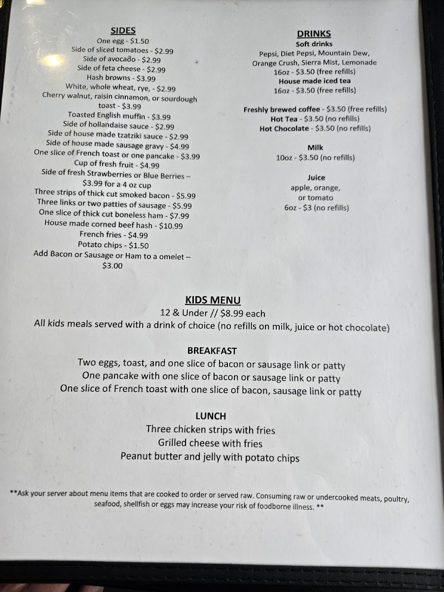 Menu Lynn's On First-2