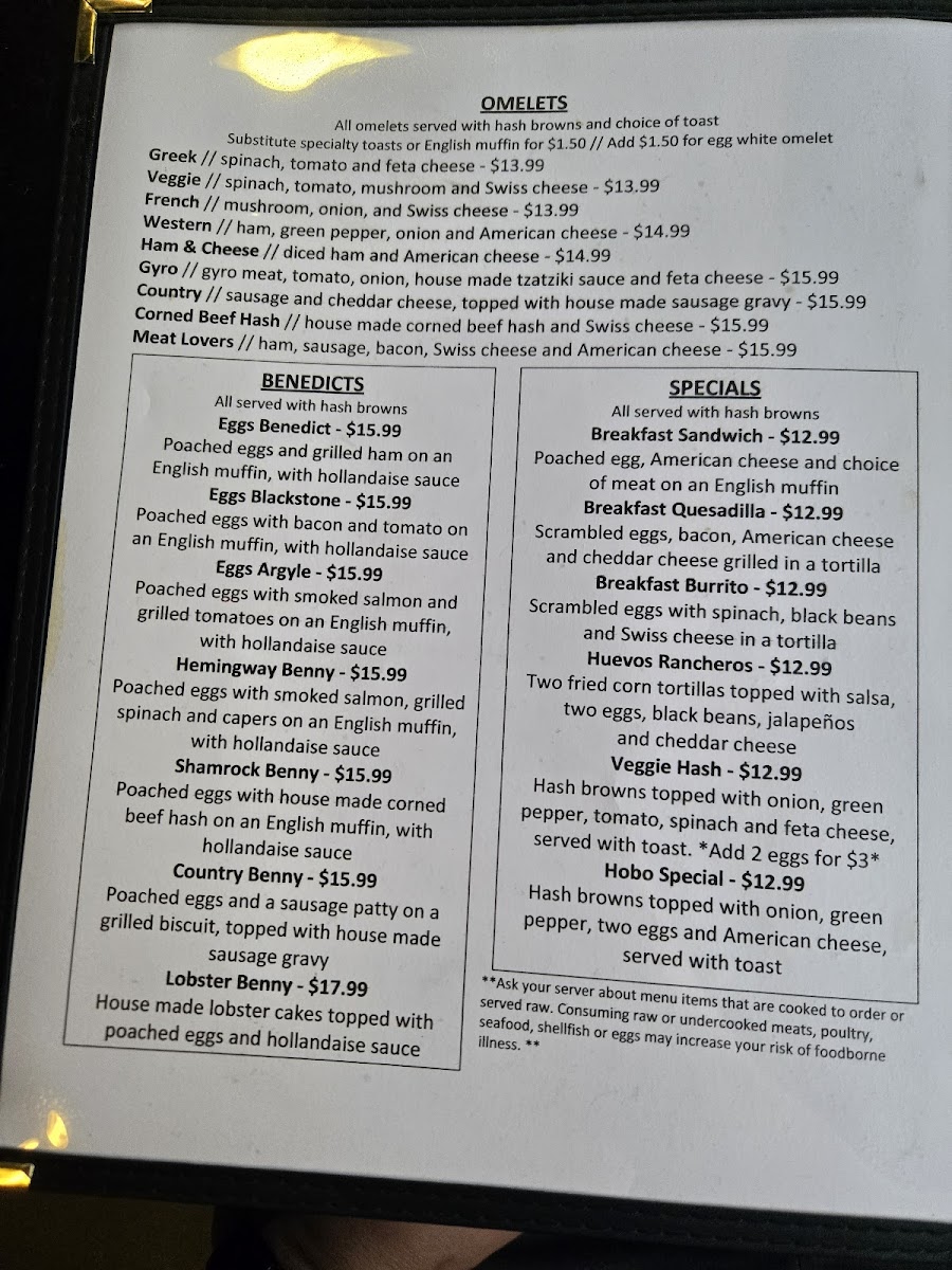 Menu Lynn's On First-3