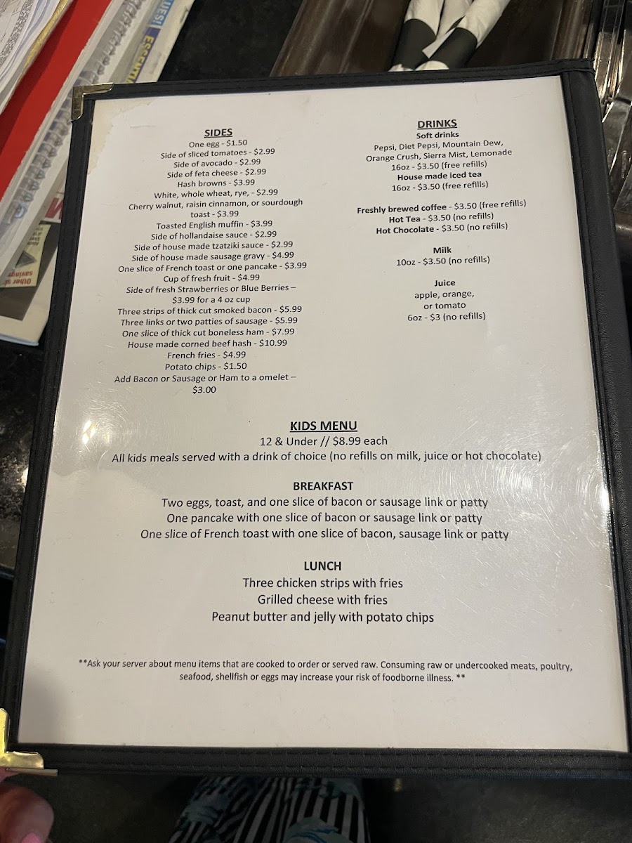 Menu Lynn's On First-6