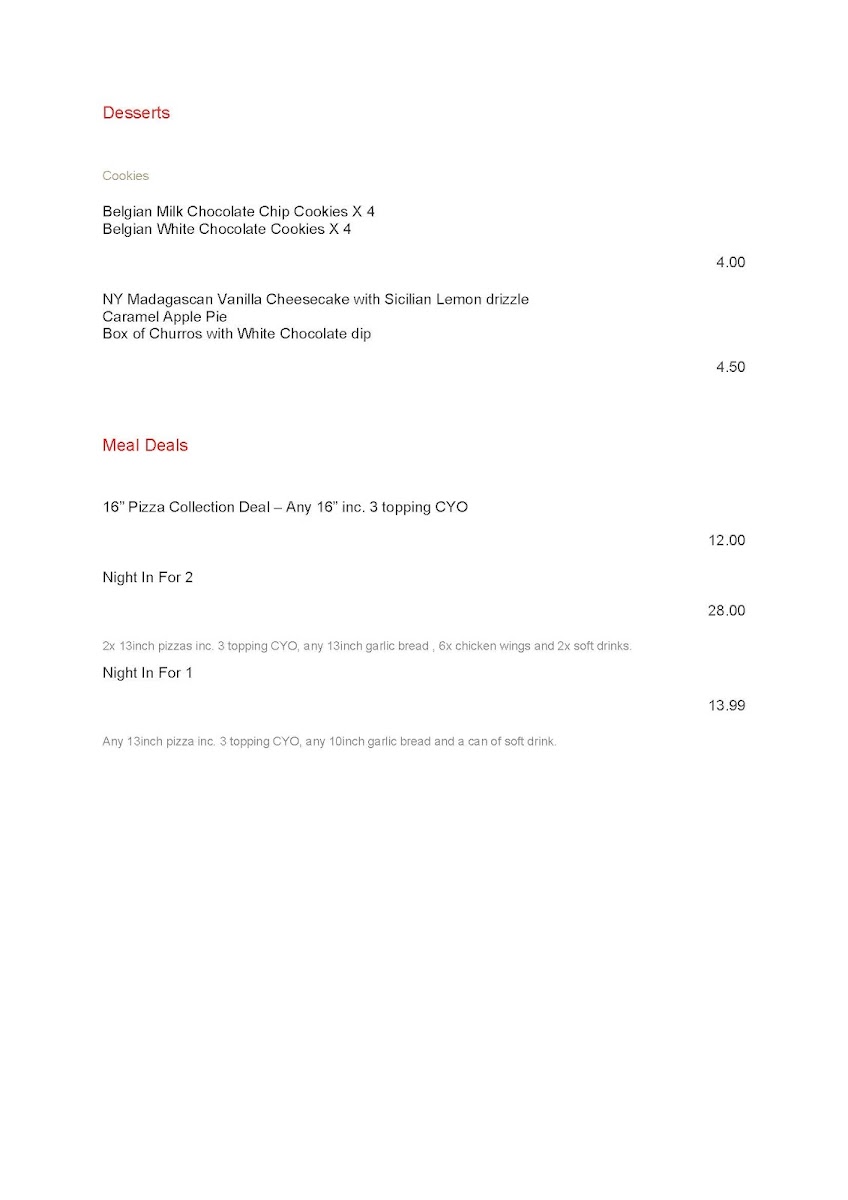 Menu Lytham Pizza Company-4