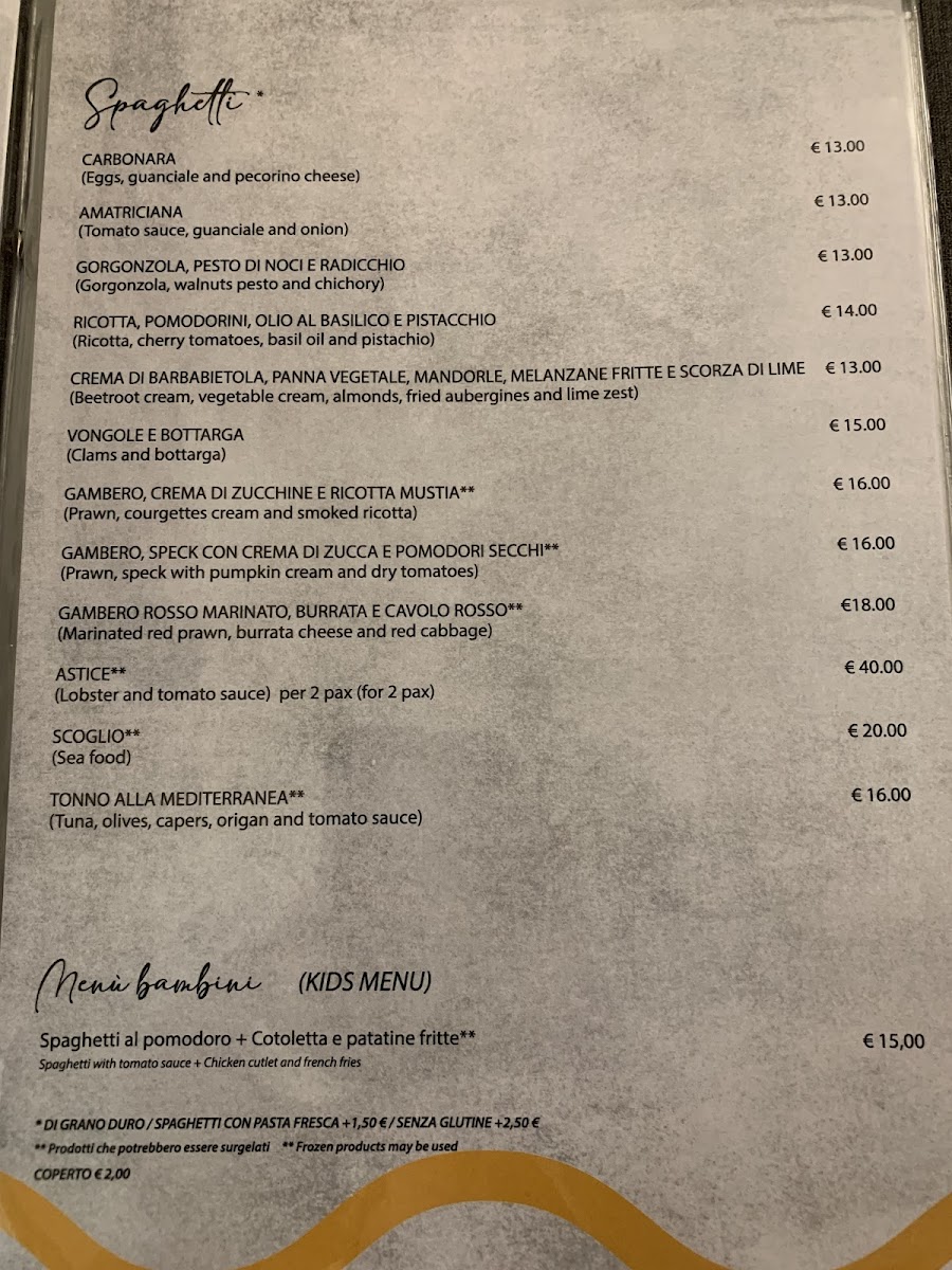 Menu M 'n M Vineria & Spaghetteria-8