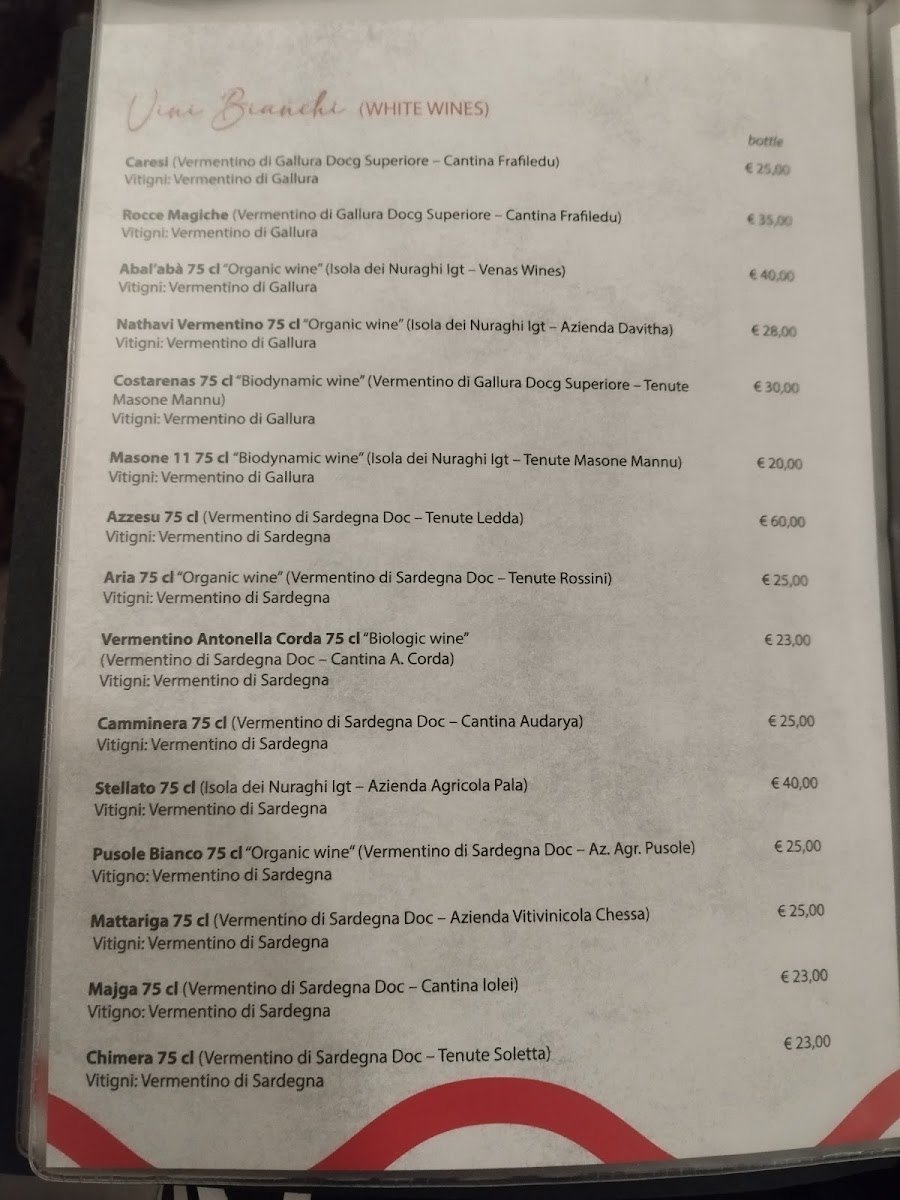 Menu M 'n M Vineria & Spaghetteria-9