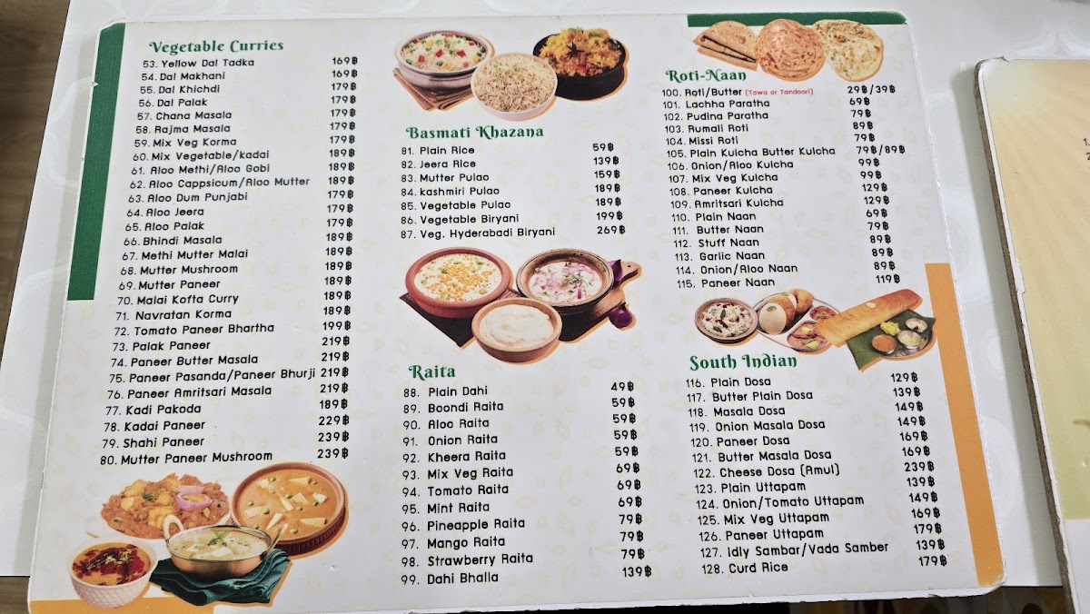 Menu Maa Pure Vegetarian Indian Restaurant-1