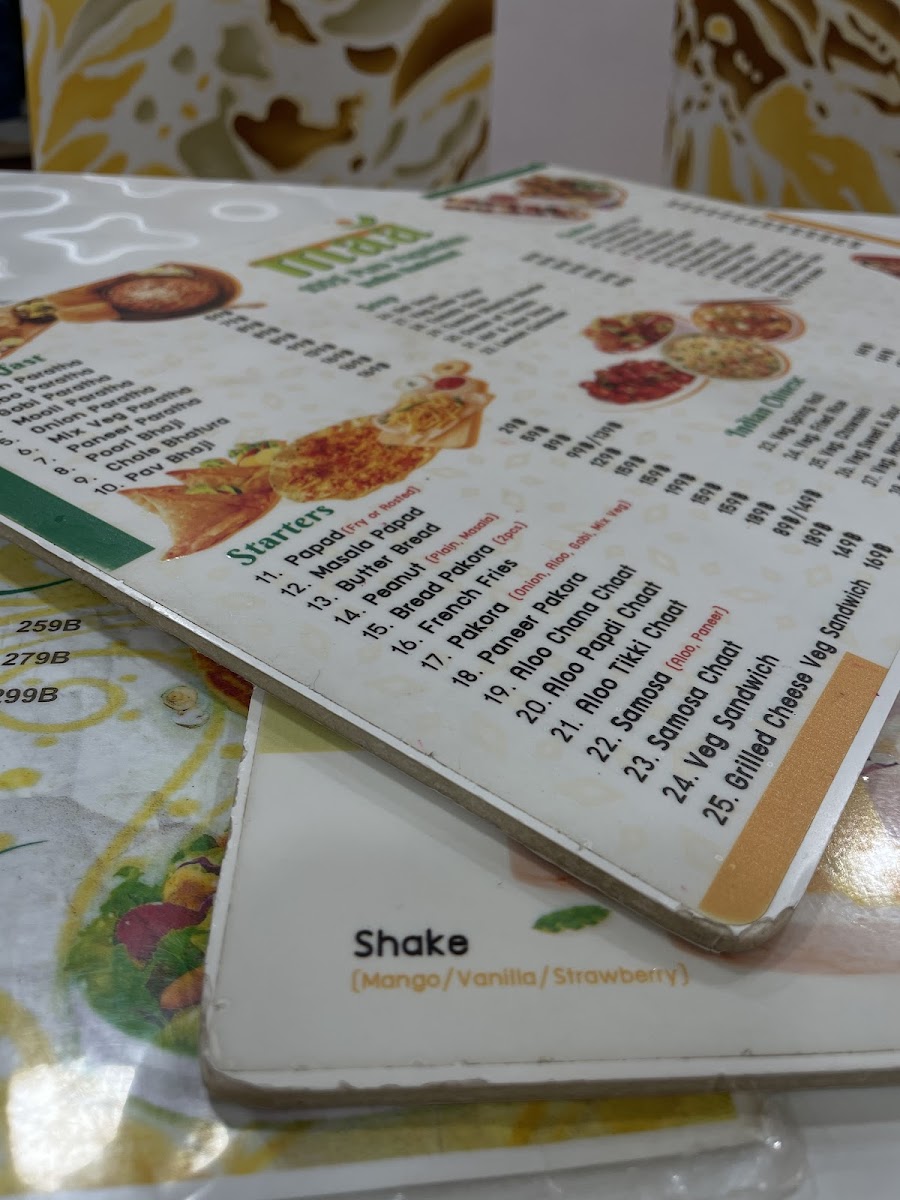 Menu Maa Pure Vegetarian Indian Restaurant-7