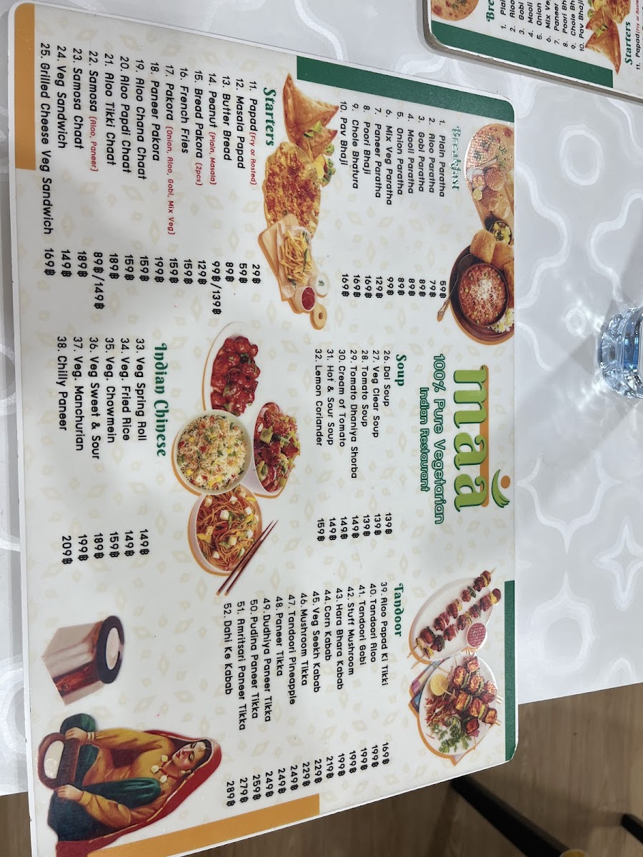 Menu Maa Pure Vegetarian Indian Restaurant-9