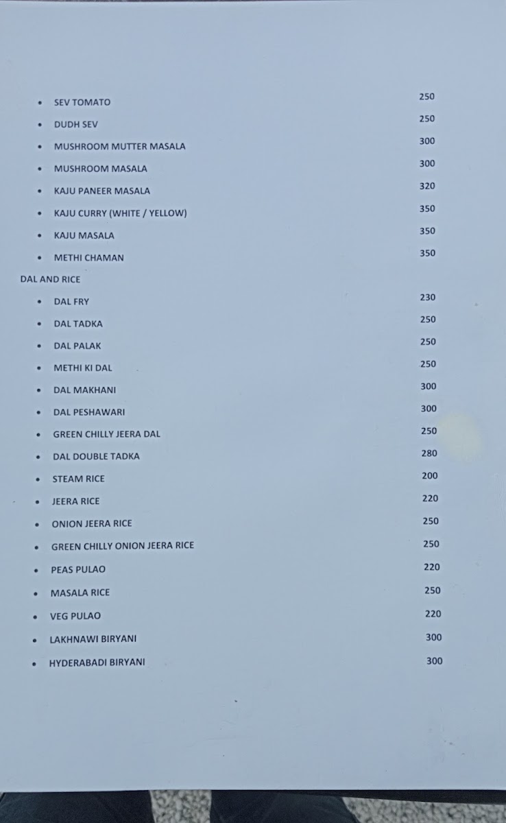 Menu Maan Bakery, Tilak Nagar, Indore-1