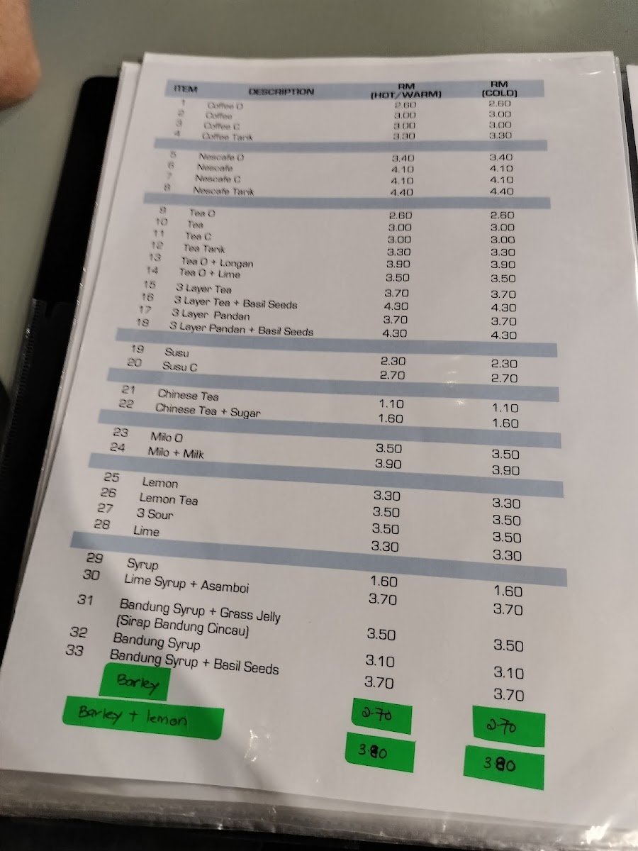 Menu Maan Cafe & Restaurant - Bidayuh Cuisine-3