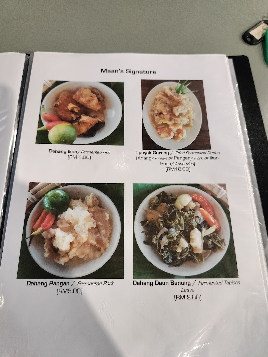Menu Maan Cafe & Restaurant - Bidayuh Cuisine-4