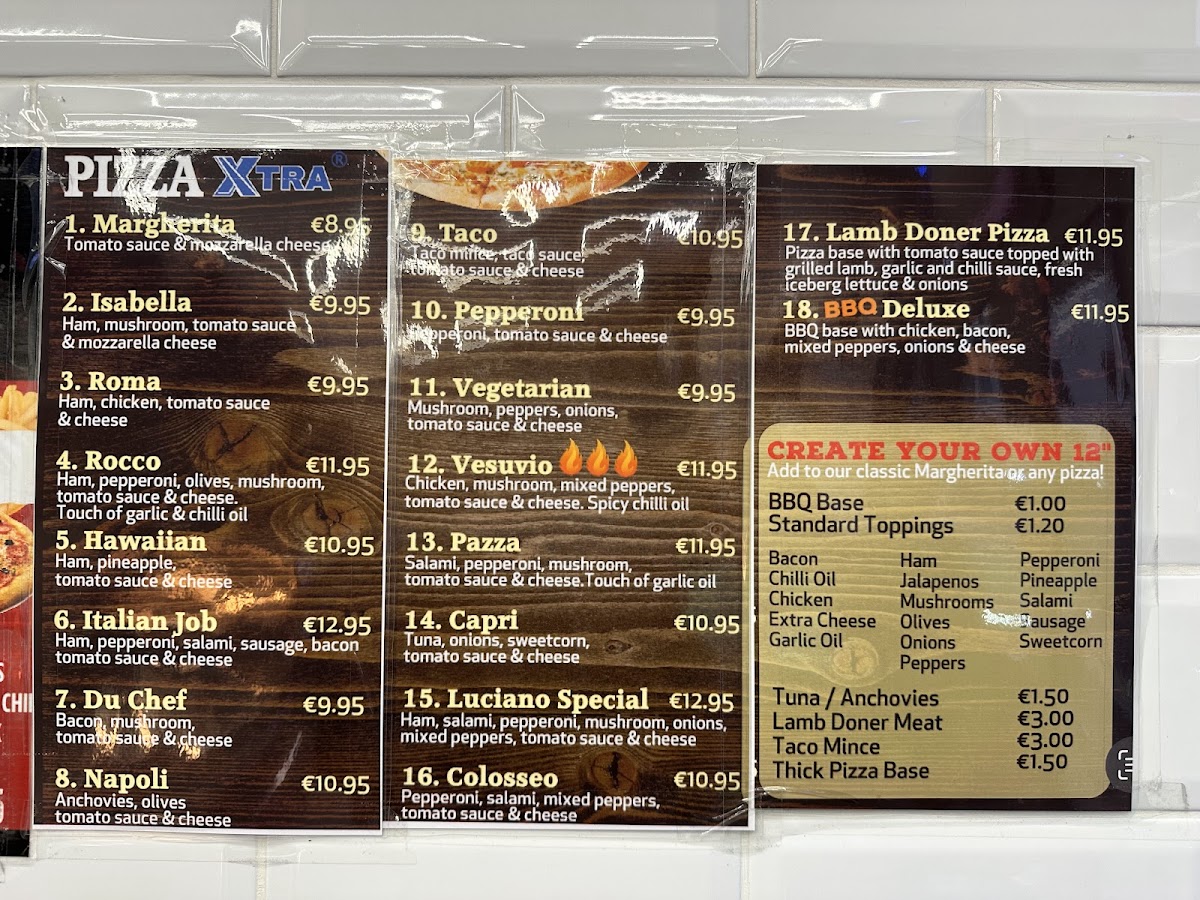 Menu Macari Xtra-1