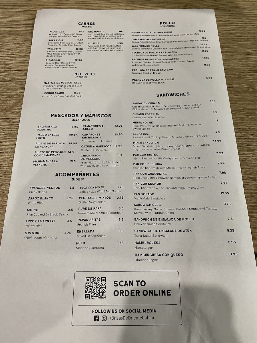 Menu Machu Picchu Ceviche & Bar - Pembroke Pines-3