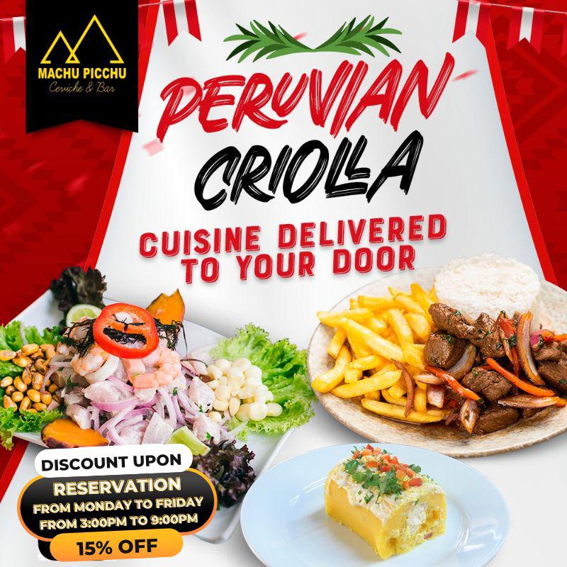 Menu Machu Picchu Ceviche & Bar - Pembroke Pines-7