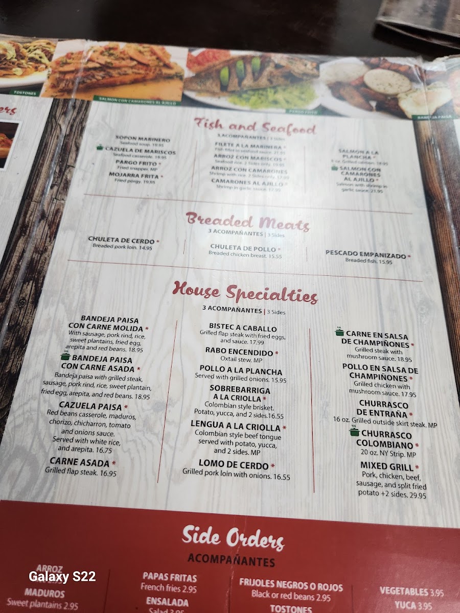 Menu Macita's Restaurant & Bakery - Cutler Bay-1