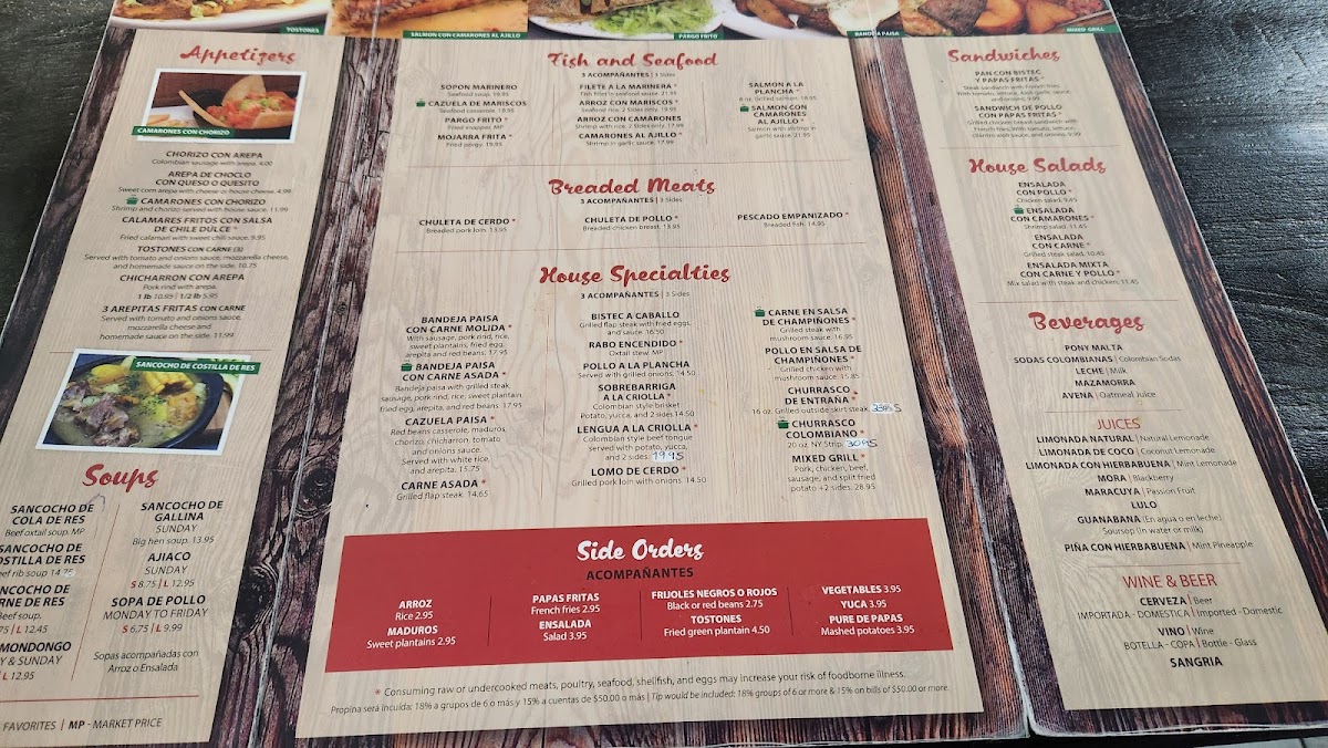 Menu Macita's Restaurant & Bakery - Cutler Bay-2