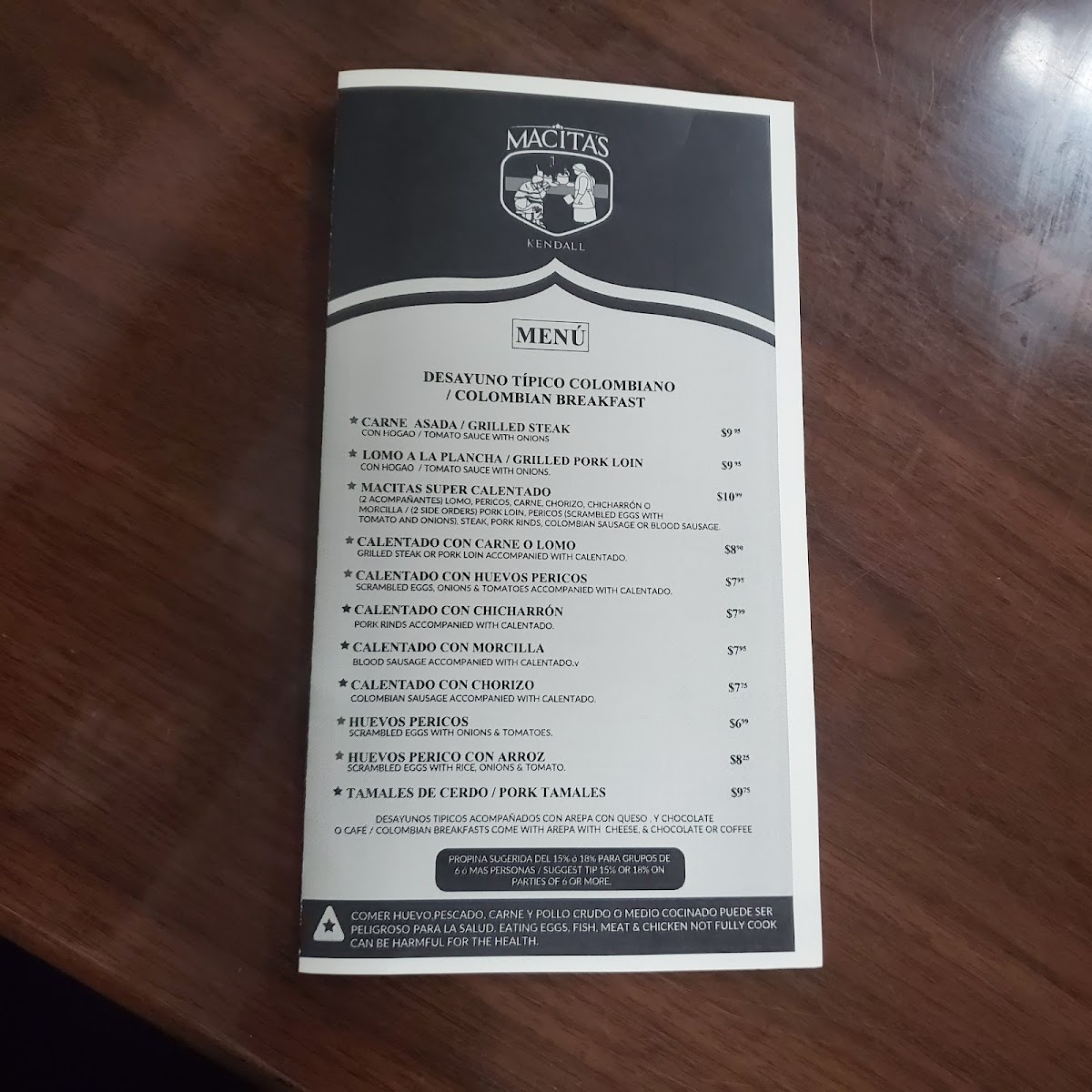 Menu Macita's Restaurant & Bakery - Cutler Bay-3