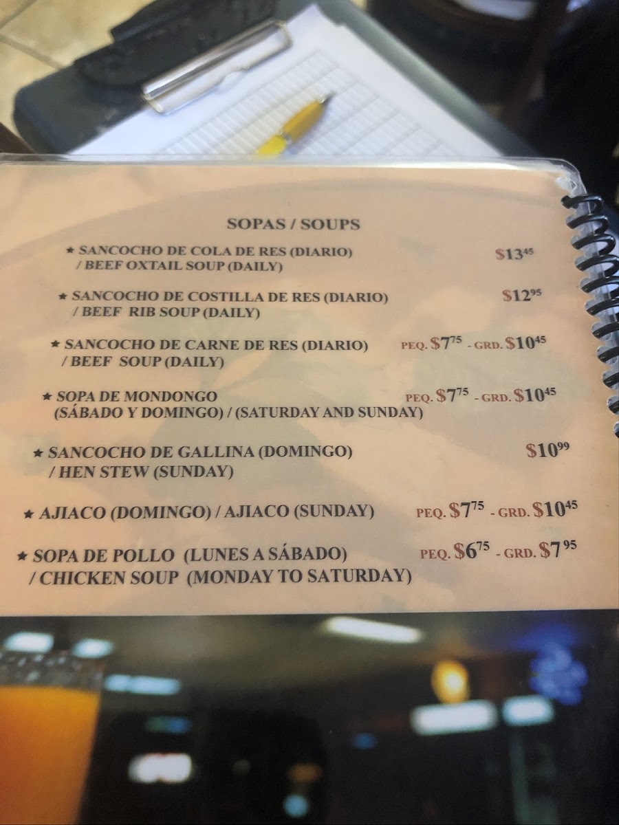 Menu Macita's Restaurant & Bakery - Cutler Bay-5
