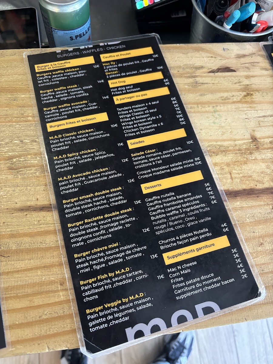 Menu M.a.d Waffles Chicken Burgers-5