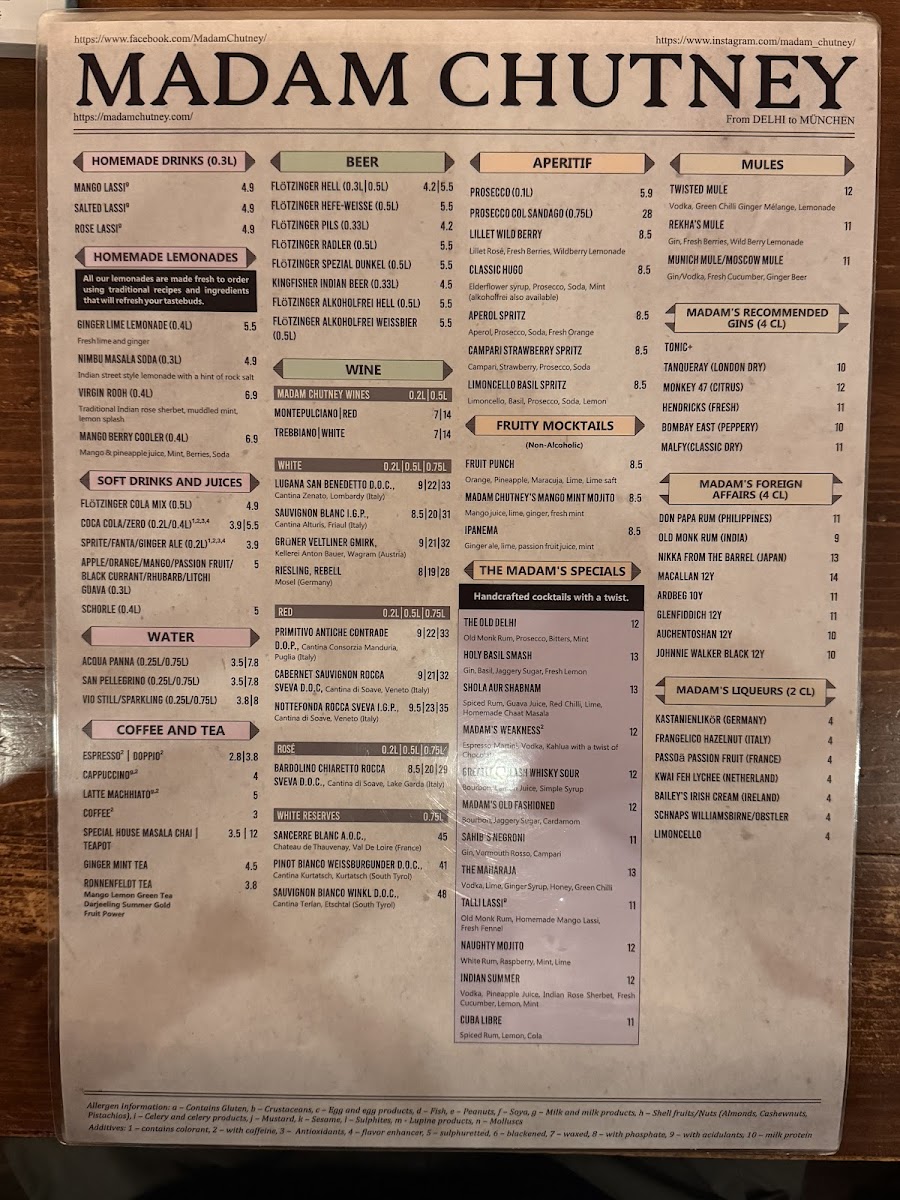 Menu Madam Chutney-10