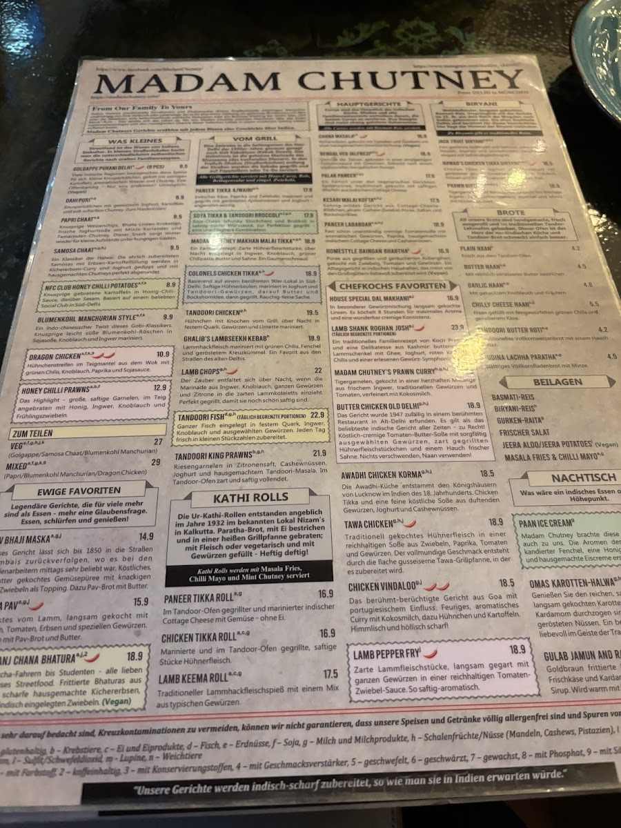 Menu Madam Chutney-8