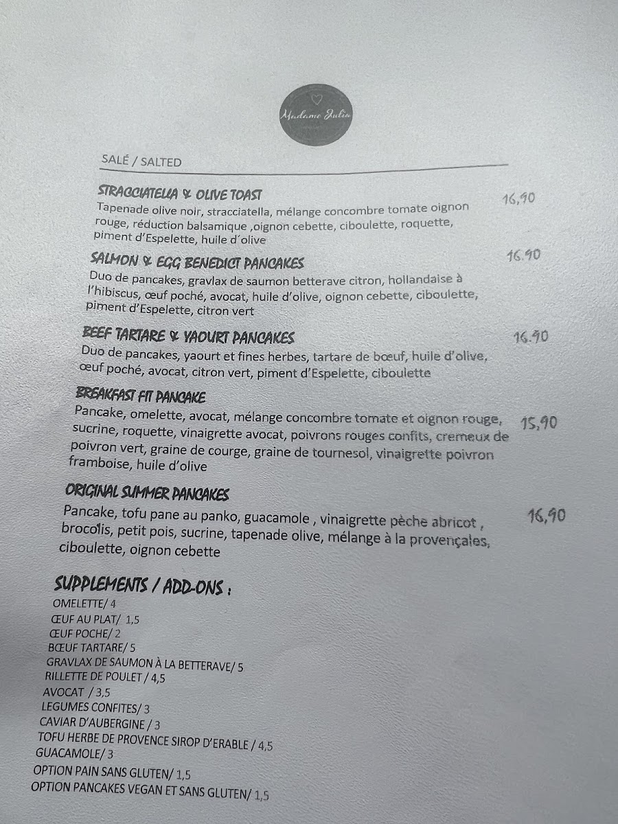 Menu Madame Julia-6