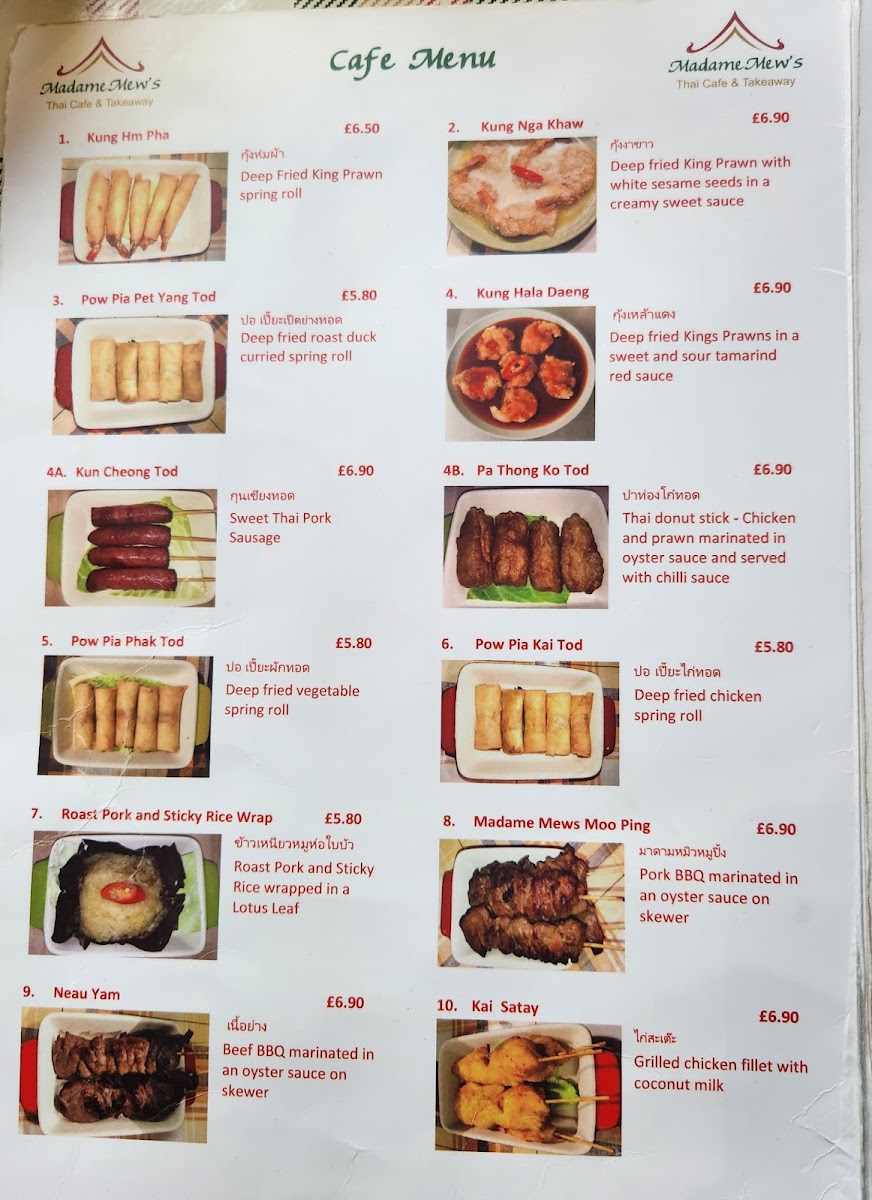 Menu Madame Mew's-1