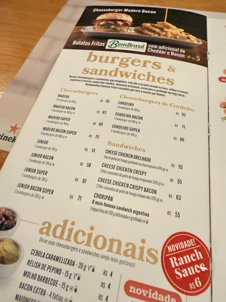 Menu Madero Steak House Boulevard Shopping Belém-2
