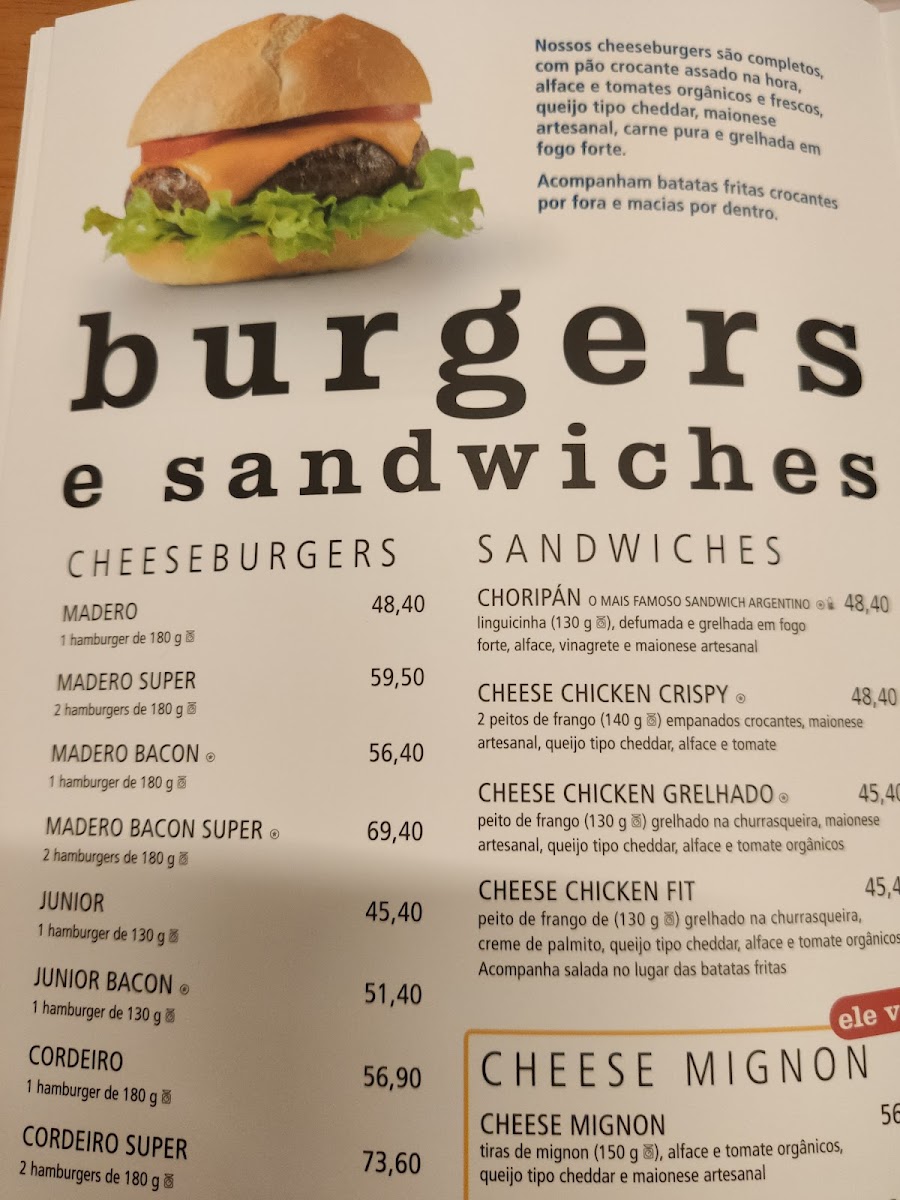 Menu Madero Steak House Boulevard Shopping Belém-4