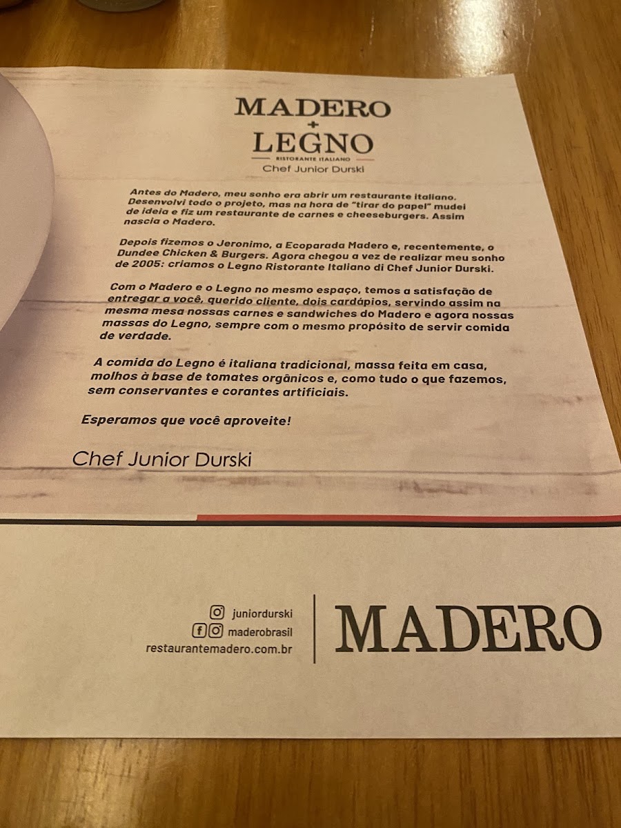 Menu Madero Steak House Boulevard Shopping Belém-6