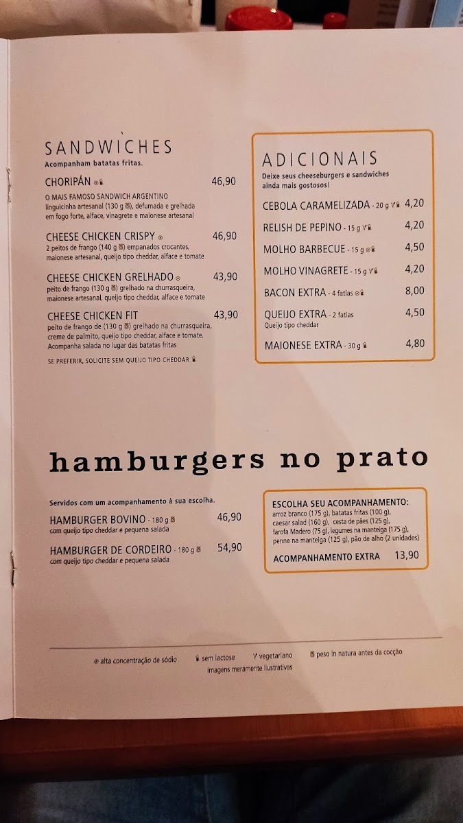 Menu Madero Steak House-1