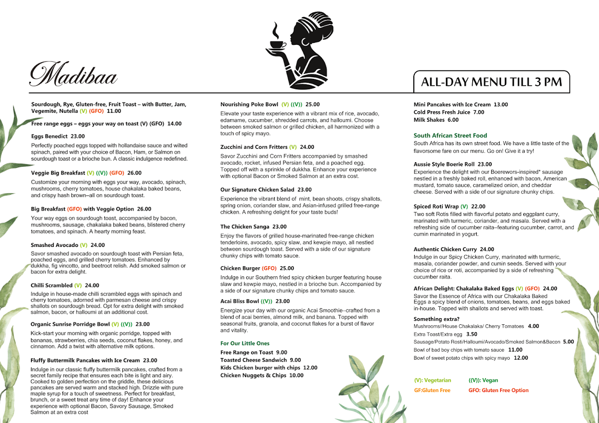 Menu Madibaa Cafe-1