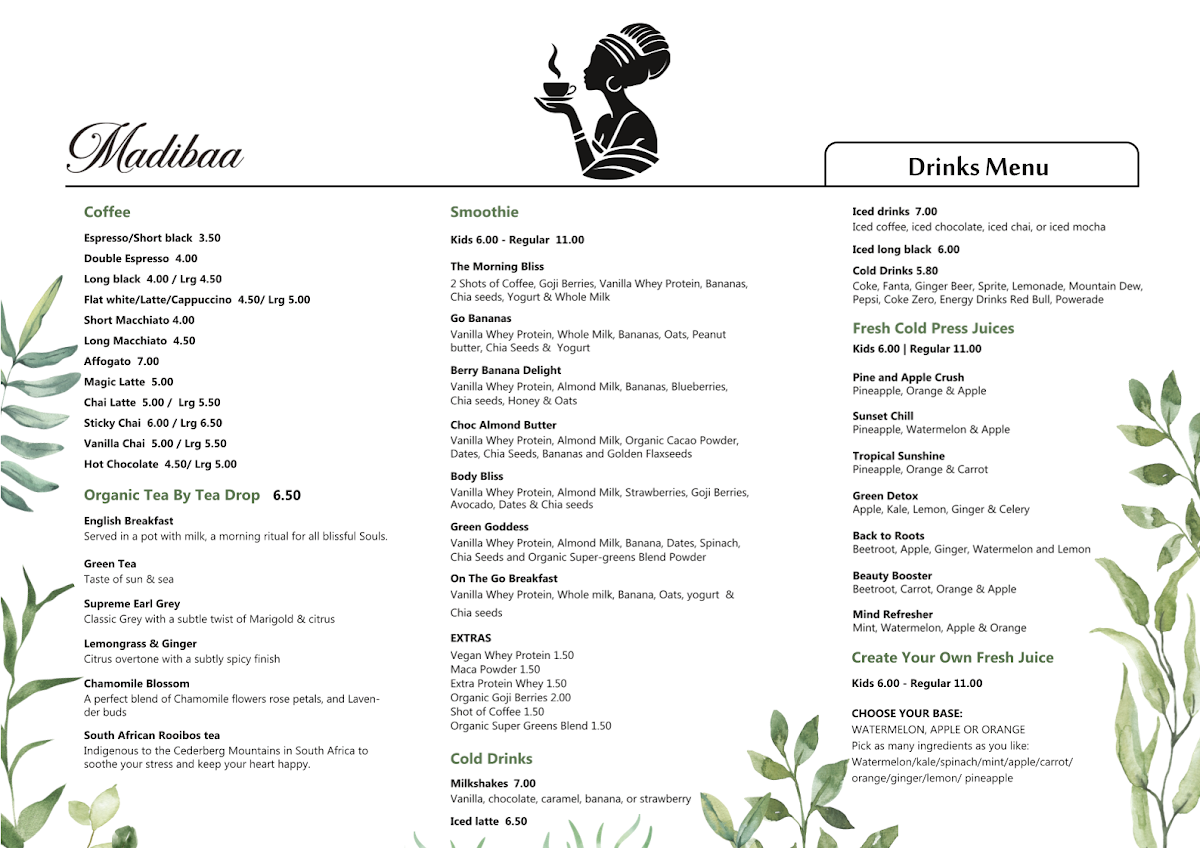 Menu Madibaa Cafe-2