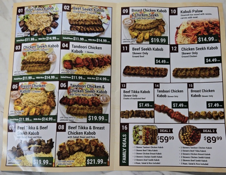 Menu Madina Naan & Kabob-2