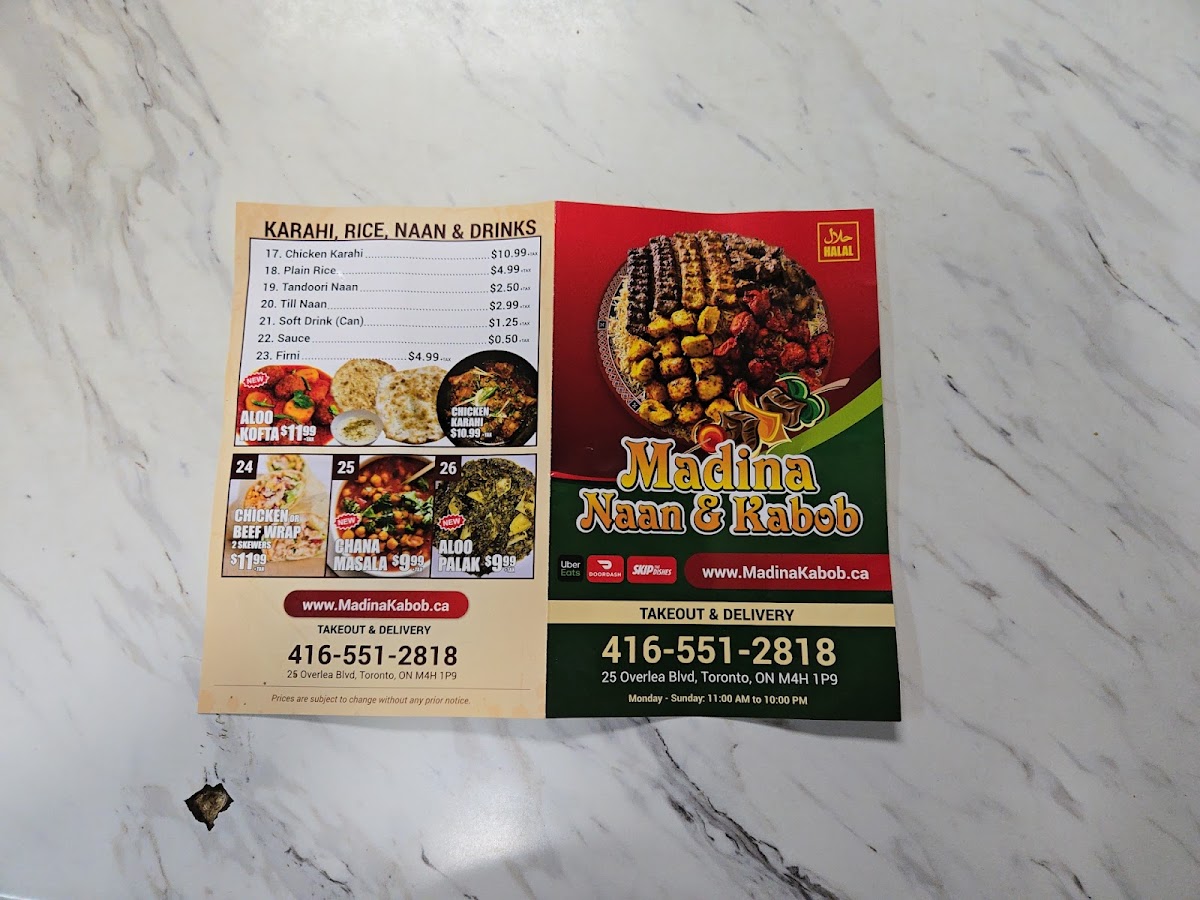 Menu Madina Naan & Kabob-4