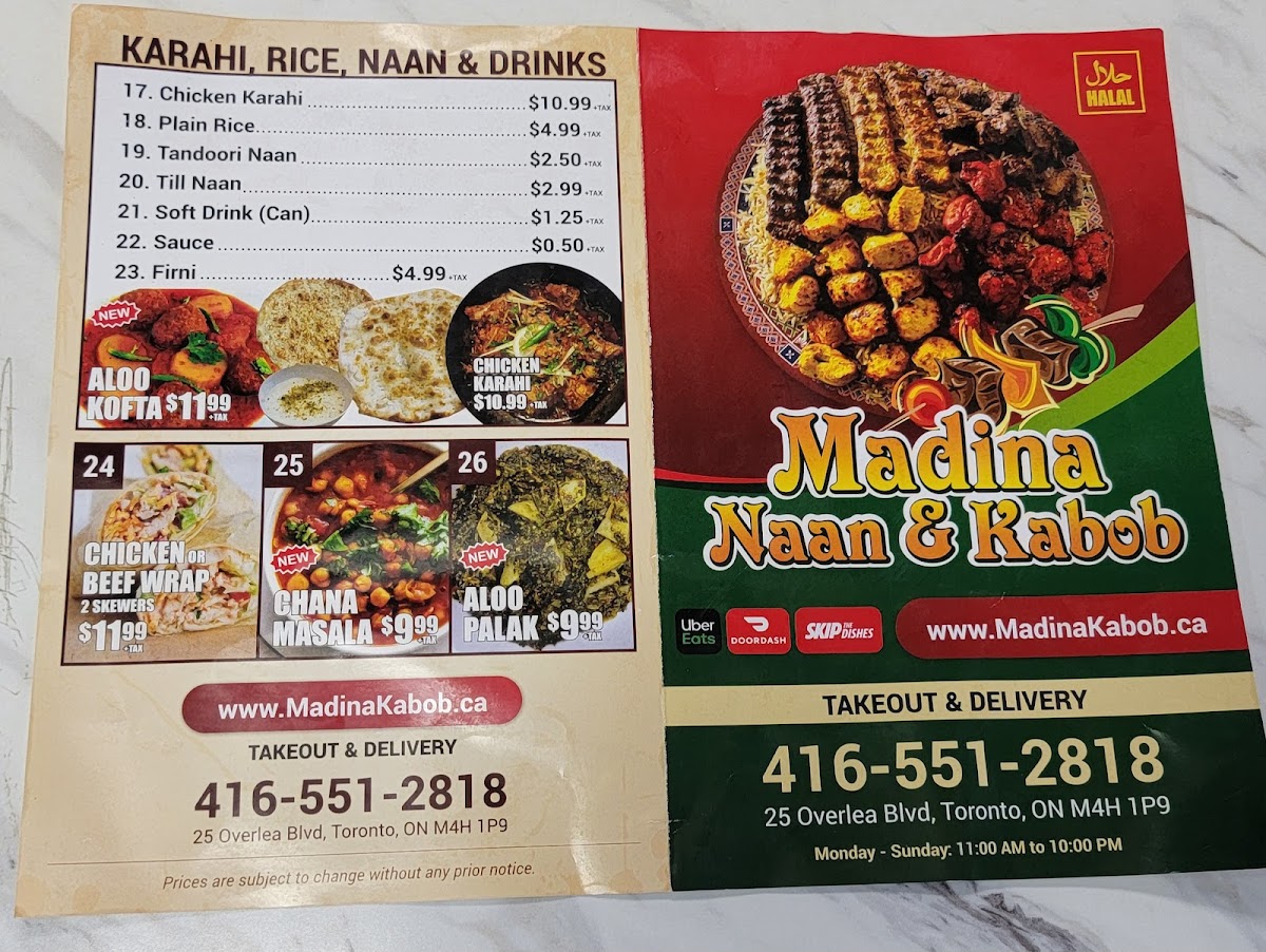 Menu Madina Naan & Kabob-5